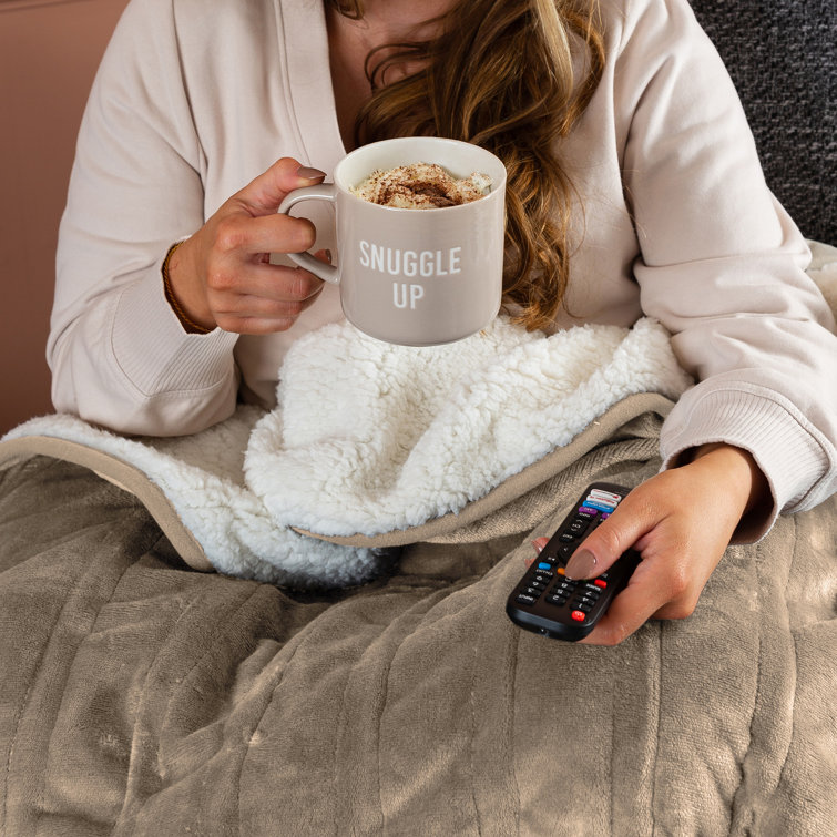 Heated discount cosy blanket